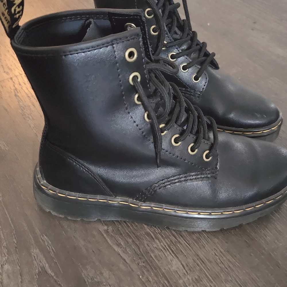 Dr. Martens Black Leather Boots